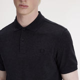 Polo FRED PERRY M6000 11B Gris Carbón Jaspeado / Negro