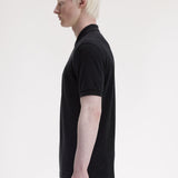 Polo FRED PERRY M6000 11B Gris Carbón Jaspeado / Negro