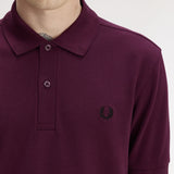 Polo FRED PERRY M6000 84C Plum / Black
