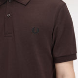 Polo FRED PERRY M6000 86C Marrón Intenso / Negro