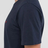 Camiseta REPLAY de Punto con Bordado Night Blue