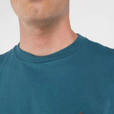 Camiseta REPLAY de Punto con Bordado Atlantic Green