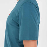 Camiseta REPLAY de Punto con Bordado Atlantic Green