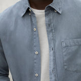 ECOALF Carlos Grey Blue Shirt
