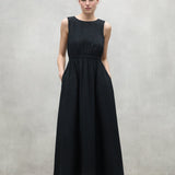 ECOALF Karl Schwarzes Kleid 