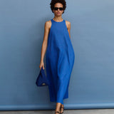 Vestido ECOALF Ukara Mediterranean Blue