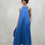 Vestido ECOALF Ukara Mediterranean Blue