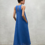 Vestido ECOALF Ukara Mediterranean Blue