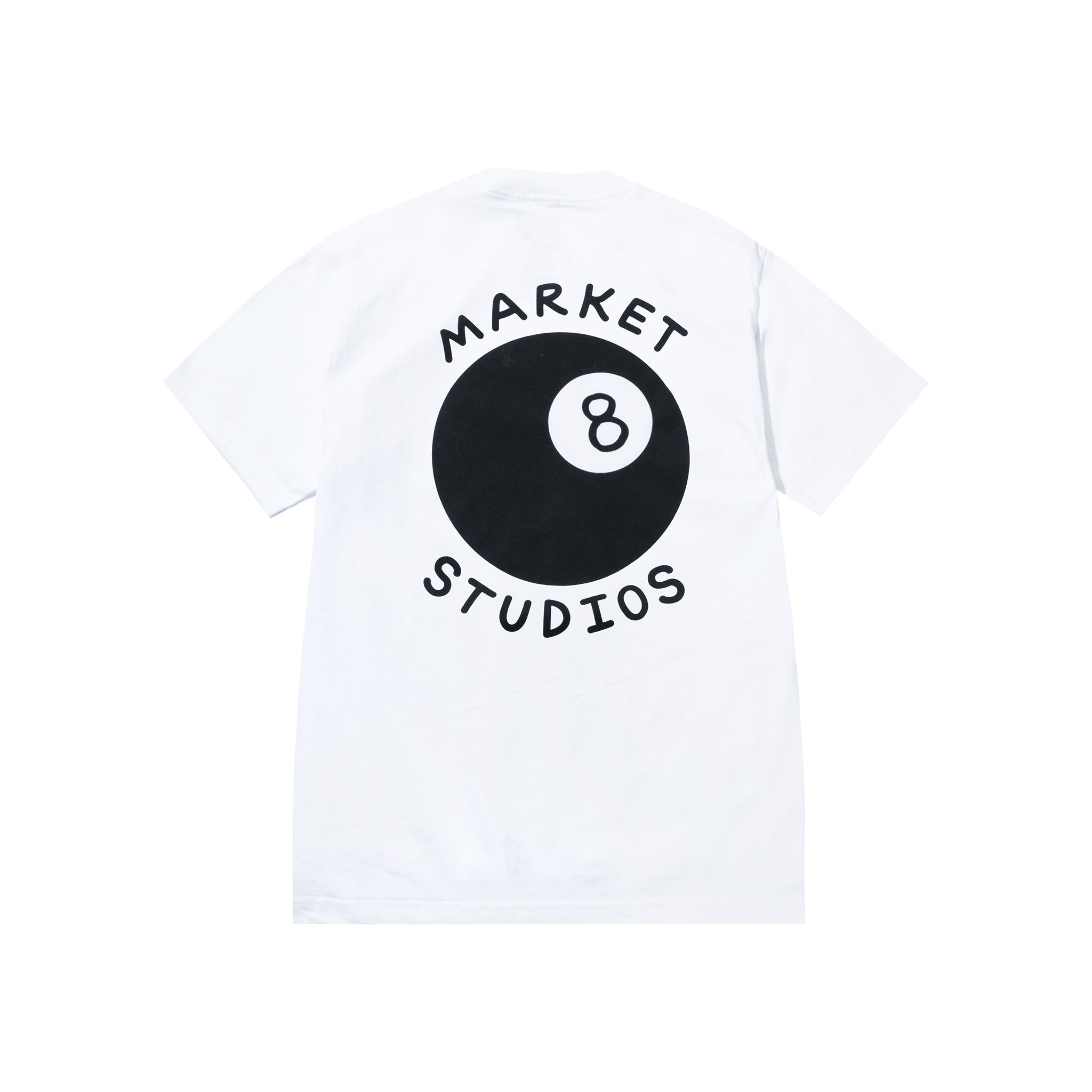 Camiseta MARKET STUDIOS Eight Ball White