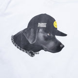 Camiseta MARKET STUDIOS Smiley Dog Got Style White