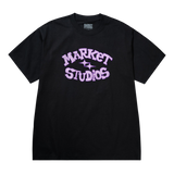 Camiseta MARKET STUDIOS Smiley Old School Black