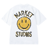 Camiseta MARKET STUDIOS Smiley Doodle White