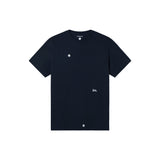 THINKING MU Solsol Marineblaues Zach-T-Shirt