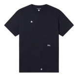 THINKING MU Solsol Marineblaues Zach-T-Shirt