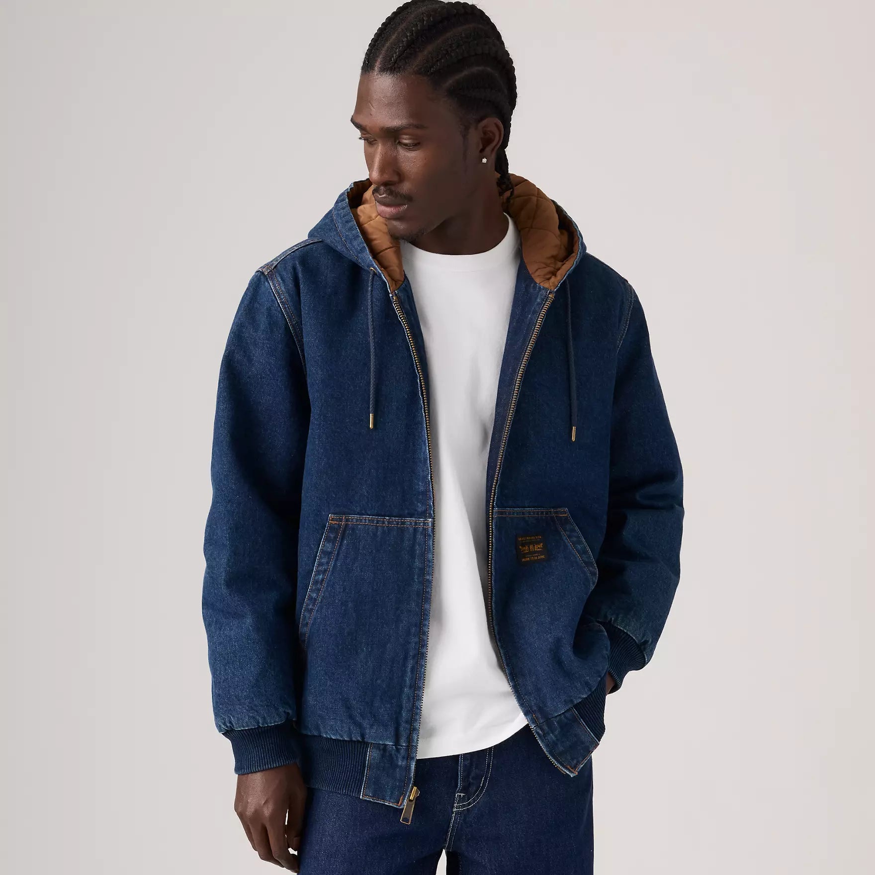 Chaqueta LEVI'S Potrero Turn Me Up Hoody - Lavado Oscuro