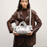 Bolso ÖLEND MiniOna Vegan Leather Bag Silver