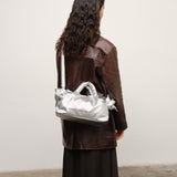 Bolso ÖLEND MiniOna Vegan Leather Bag Silver