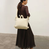 ÖLEND Ona Cotton Soft Bag Navy Stripes Backpack Bag 