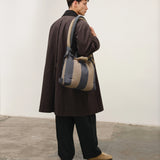 Bolso Mochila ÖLEND Ona Soft Bag Coal Sage Stripe