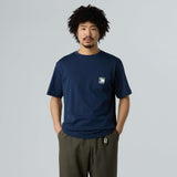 THE NORTH FACE Mountain Logo Summit Navy T-shirt