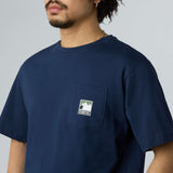 THE NORTH FACE Mountain Logo Summit Navy T-shirt