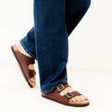 Sandalias GENUINS Hawaii Piel Engrasada Habana