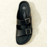 GENUINS Hawaii Alpaca Black Sandal