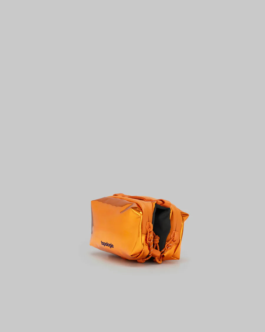 Bolso TOPOLOGIE Mini Bottle Sacoche Orange Metallic
