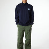 Sudadera BLUE BANANA Unisex Iconic Half Zip Navy