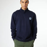 Sudadera BLUE BANANA Unisex Iconic Half Zip Navy