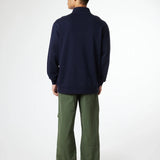 Sudadera BLUE BANANA Unisex Iconic Half Zip Navy