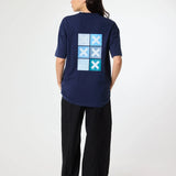 Camiseta BLUE BANANA Unisex Navy Square