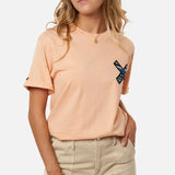 BLUE BANANA Klassisches Aprikosen-T-Shirt 