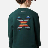 BLUE BANANA – Klassisches grünes Sweatshirt mit Rundhalsausschnitt 