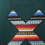 BLUE BANANA – Klassisches grünes Sweatshirt mit Rundhalsausschnitt 