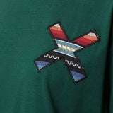 BLAUE BANANE Klassisches grünes T-Shirt 