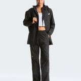 Parka impermeable Antora para mujer The North Face TNF Black espalda