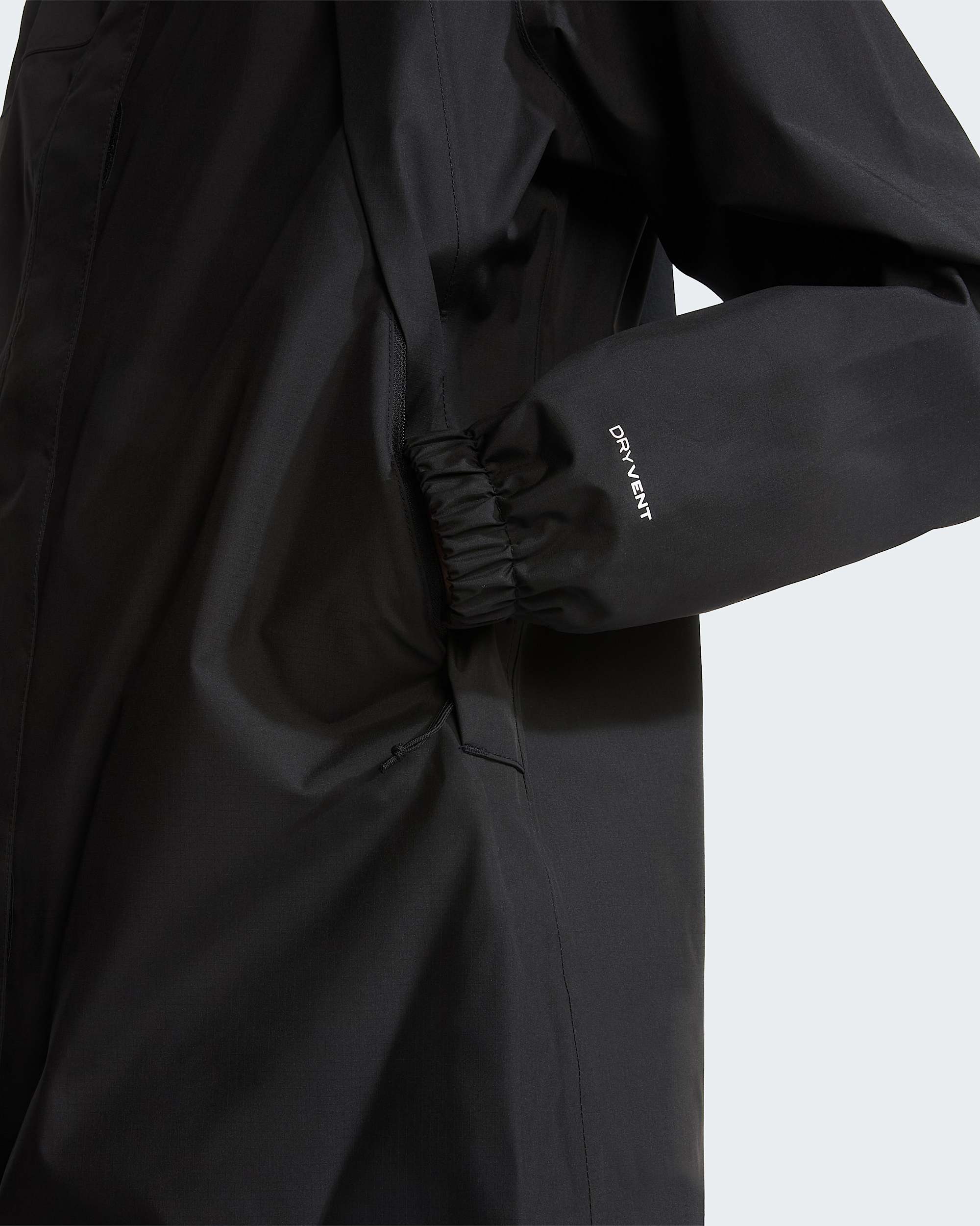 Parka Antora The North Face TNF Black vista de modelo trasera