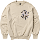 Sudadera NO PROBLEMO NYP Varsity Sand flat frontal