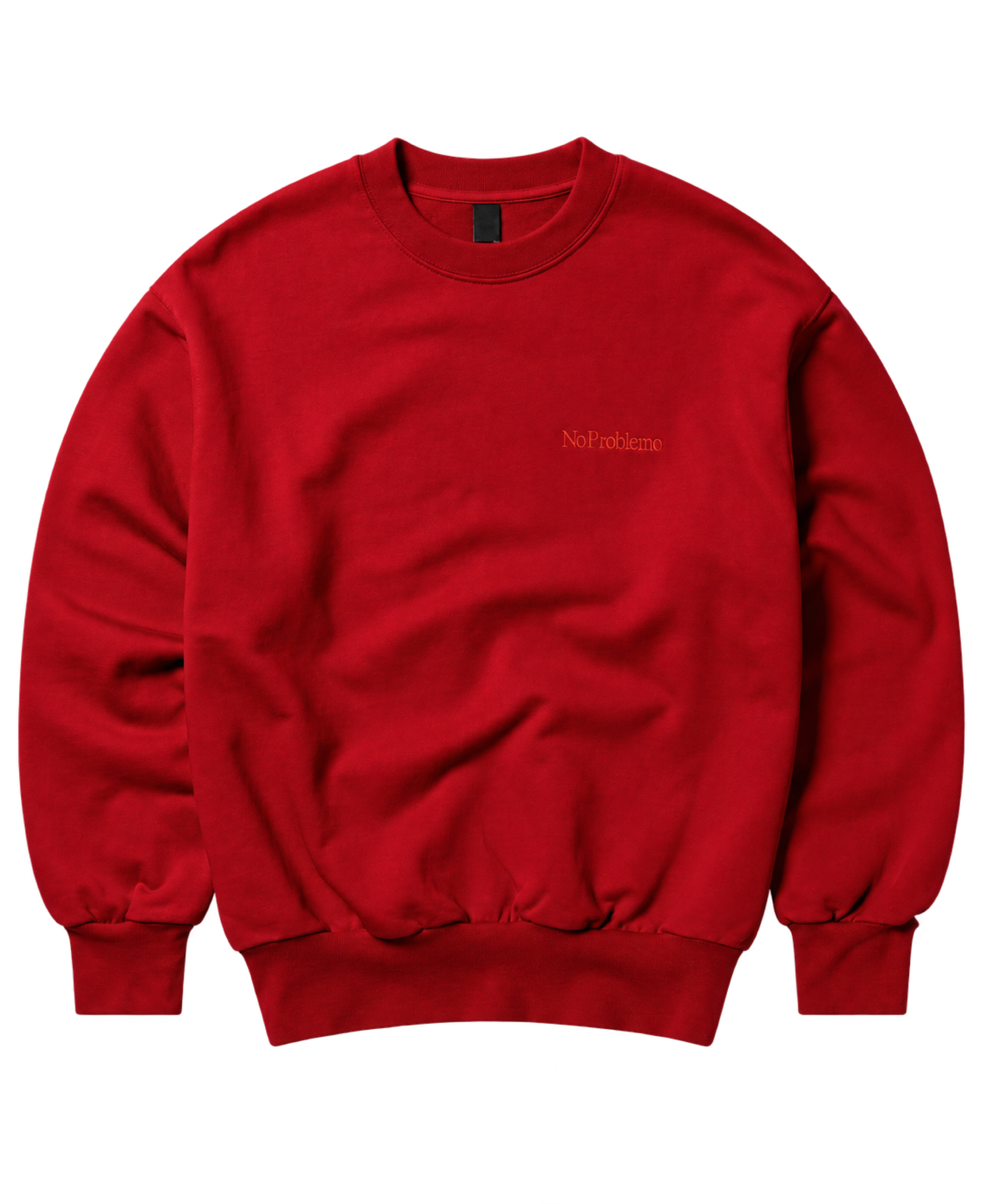 Sudadera NO PROBLEMO Mini Problemo Embroidered Red