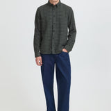 Camisa BLEND Salute Azul - ECRU