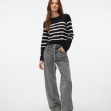 Pullover VERO MODA schlicht Schwarz BIRCH