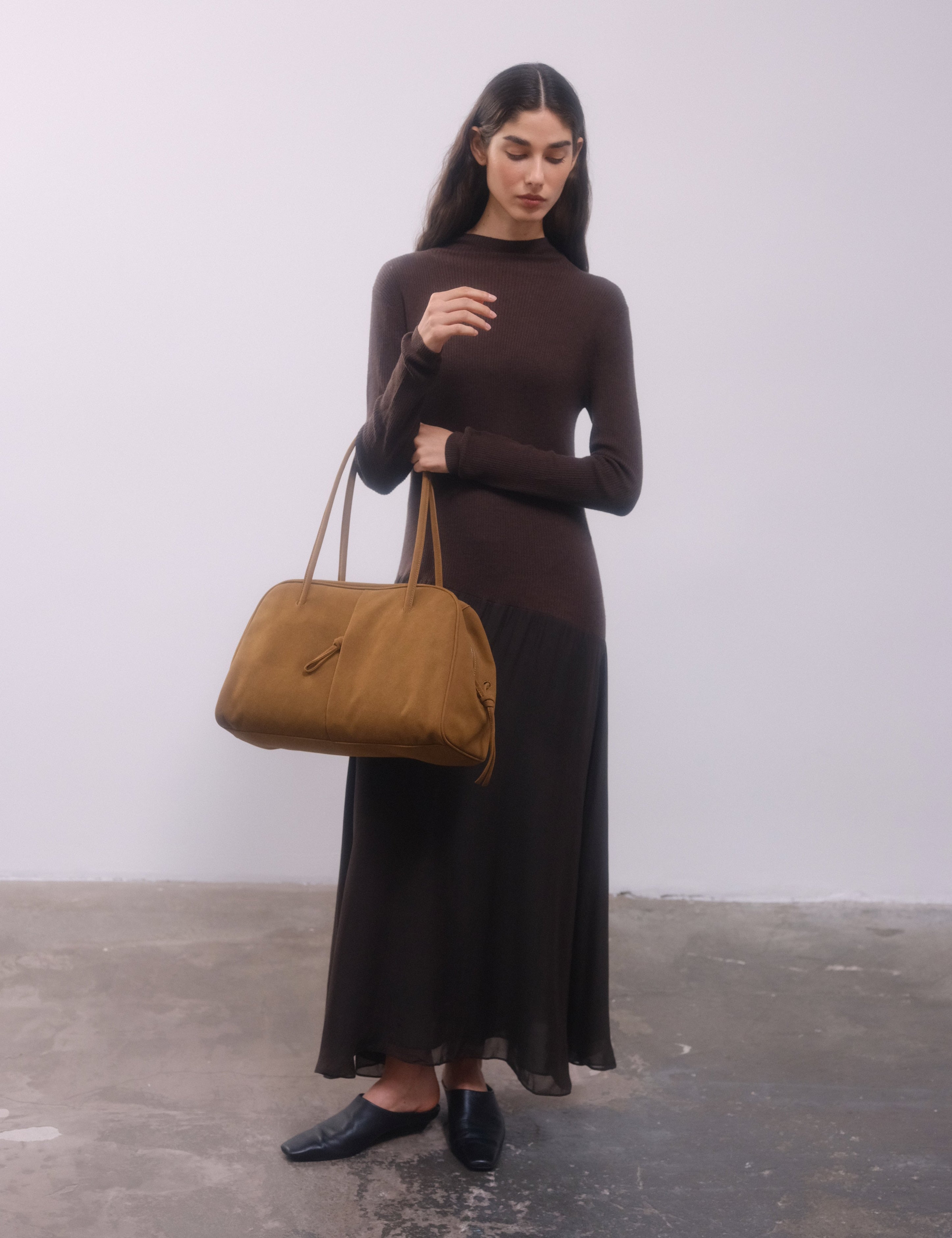 Bolso ÖLEND Brooklyn Suede - Brown