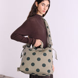 Bolso Mochila ÖLEND Ona Soft Bag Dots Forest Green + Sage