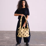 Bolso Mochila ÖLEND Ona Soft Bag Dots Chocolate + Lime