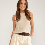 Top NÜMPH Nudinea Whitecap Gray