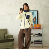 Chaqueta BLUE BANANA Unisex Off-White Tent Polar Jacket