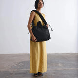 ÖLEND Ona Cotton Soft Bag Black Backpack Bag 