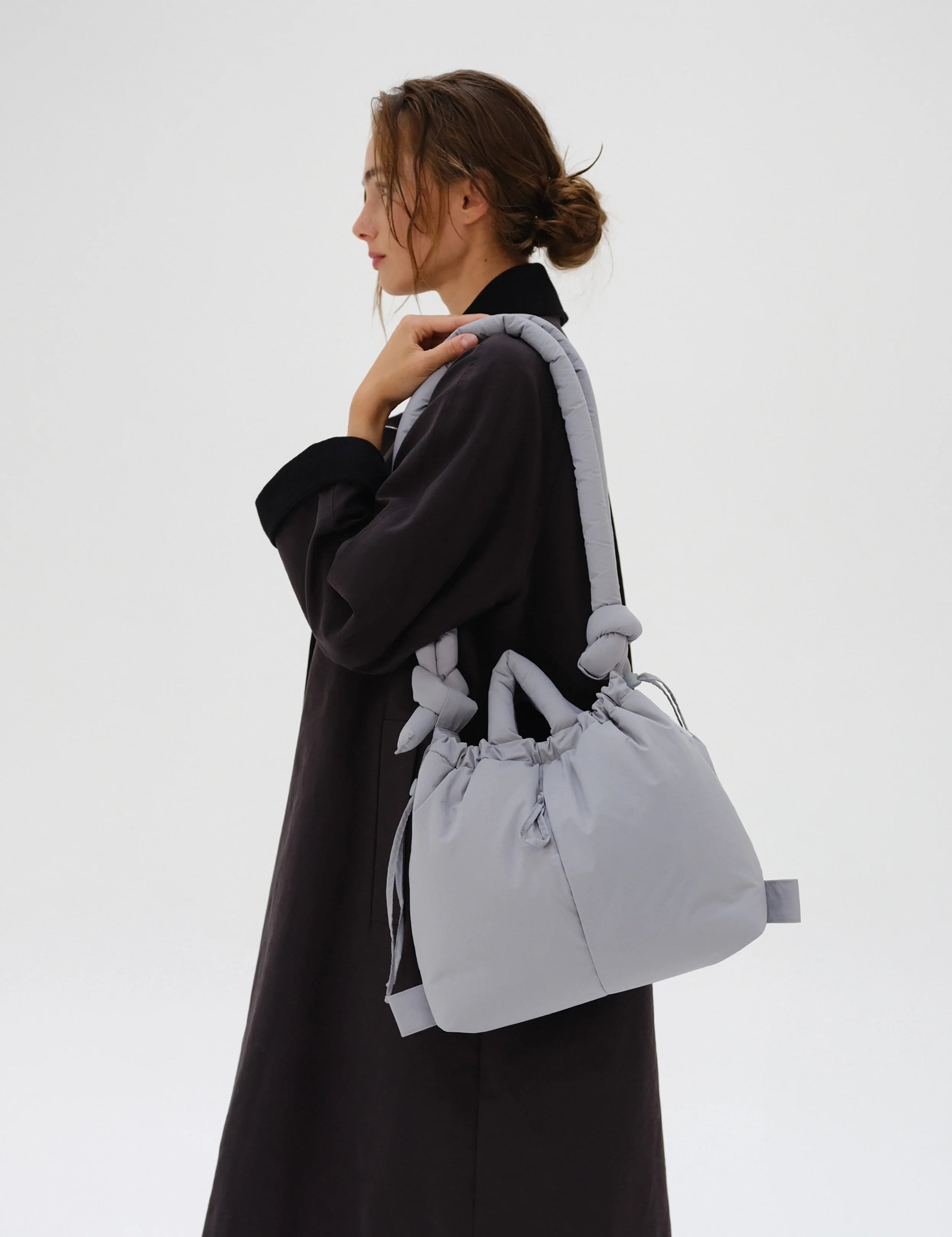 ÖEND Ona Soft Bag Perlgraue Rucksacktasche 