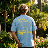 Camiseta ON VACATION Unisex Leemon Squeezy Light Blue